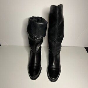 Markon Shelly Black Leather Boots
